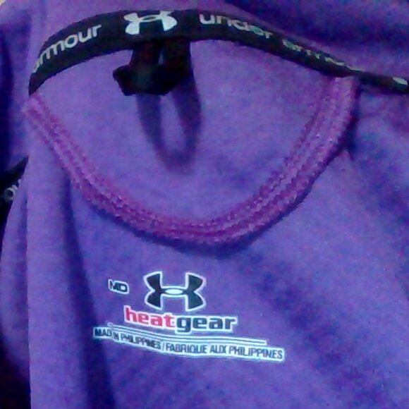 Women's Under Armour Long Sleeve Quarter-Zip Athletic Top- HEAT GEAR - Picture 4 of 7